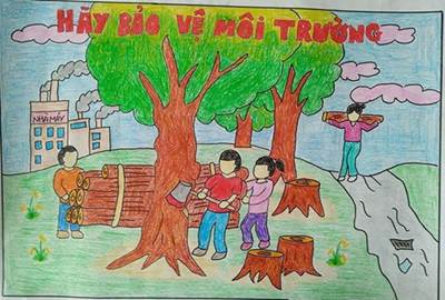 CHÀO CỜ: SẢN PHẨM BẢO TỒN CẢNH QUAN THIÊN NHIÊN- Trưng bày các sản phẩm tuyên truyền bảo tồn cảnh quan thiên nhiên- Chia sẻ ý nghĩa của sản phẩm đóGợi ý:Các sản phẩm tuyên truyền bảo tồn cảnh quan thiên nhiên:   HOẠT ĐỘNG GIÁO DỤC: LẬP KẾ HOẠCH KHẢO SÁT THỰC TRẠNG MÔI TRƯỜNG QUANH EM1. Xác định dấu hiệu ô nhiễm môi trường và nguyên nhân- Chia sẻ về dấu hiệu ô nhiễm môi trường ở những nơi mà em quan sát được- Nêu những nguyên nhân gây ô nhiễm môi trường.Gợi ý:- Dấu hiệu ô nhiễm môi trường mà em quan sát được:+ Khói bụi mù mịt+ Rác thải tràn đầy bờ sông+ Dòng sông, suối đen và hôi- Những nguyên nhân gây ô nhiễm môi trường:+ Do những hành vi thiếu ý thức của người dân+ Do chất thải chưa được xử lí đúng cách từ các nhà máy, cơ sở sản xuất. 2. Xây dựng kế hoạch khảo sát thực trạng môi trường- Thảo luận về lựa chọn nội dung, địa điểm, phương pháp, phương tiện khảo sát- Lập kế hoạch và phân công nhiệm vụ thực hiện.Gợi ý:- Xây dựng kế hoạch khảo sát thực trạng môi trường:+ Nội dung: tìm dấu hiệu ô nhiễm môi trường+ Địa điểm: khu vực gần trường học, gần nơi ở,…+ Phương pháp: quan sát hiện trường, phỏng vấn người dân+ Phương tiện: sổ ghi chép, máy ảnh, điện thoại.- Lập phiếu khảo sát:PHIẾU KHẢO SÁT THỰC TRẠNG MÔI TRƯỜNG- Nhóm: Hành tinh xanh - Lớp 5B      - Nội dung: Tìm hiểu ô nhiễm môi trường- Địa điểm: …………                         - Thời gian thực hiện: ………….STTCông việcNgười thực hiệnKết quả khảo sát1Quan sát, chụp ảnh hiện trườngLan, Đức, Linh, Duy- Còn nhiều rác thải ở góc vườn hoa.- Đường bị sụt lún2Phỏng vấn người dânQuang, Thủy- Ý kiến của bà Hoa: ….- Ý kiến của chú Bình: ….…………  SINH HOẠT LỚP: CHÚNG TÔI LÊN TIẾNG VÌ MÔI TRƯỜNG