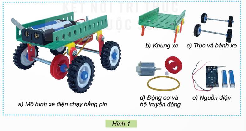 BÀI 7. LẮP RÁP MÔ HÌNH XE ĐIỆN CHẠY BẰNG PIN