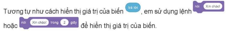BÀI 14. SỬ DỤNG BIẾN TRONG CHƯƠNG TRÌNH 